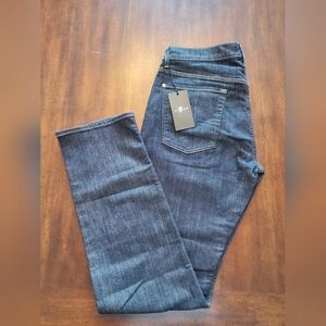 NWT 7 for All Mankind Straight Cut Men's Blue Jeans 34"